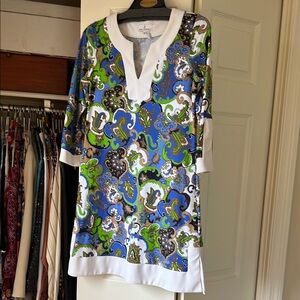 Colorful Paisley Tunic Dress